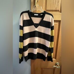 Womans Equipment Femme Striped Sweater -Petite Small
